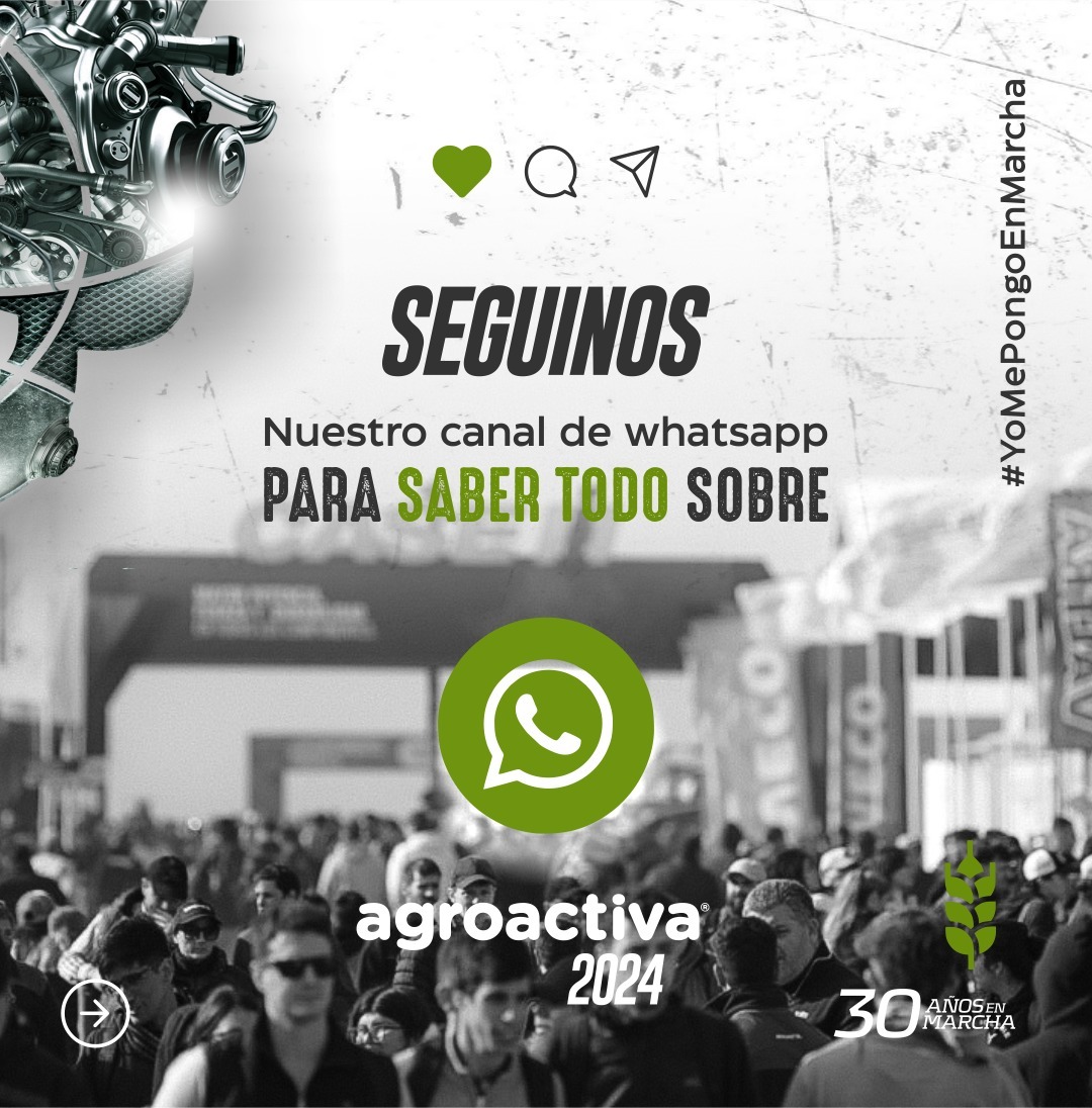 ¡Sumate al canal de Whatsapp de AgroActiva!